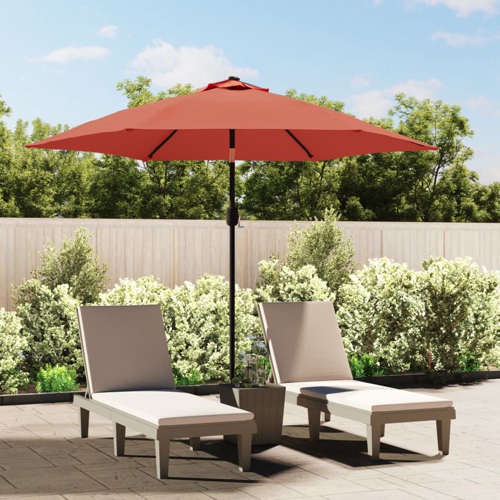 Outdoor Parasol with Metal Pole 300 cm - anydaydirect