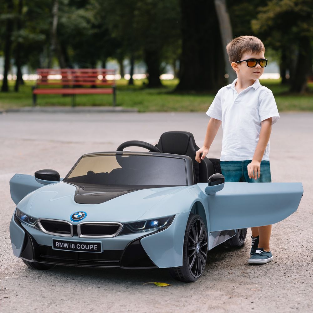 Licensed BMW I8 Coupe Kids Ride-On Car 6V w/ Remote Lights Horn Music - anydaydirect