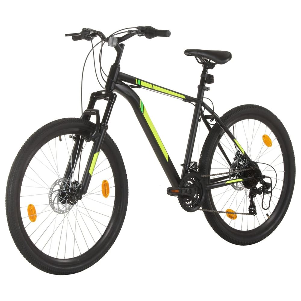 Mountain Bike 21 Speed 27.5 inch Wheel 50 cm Black - anydaydirect