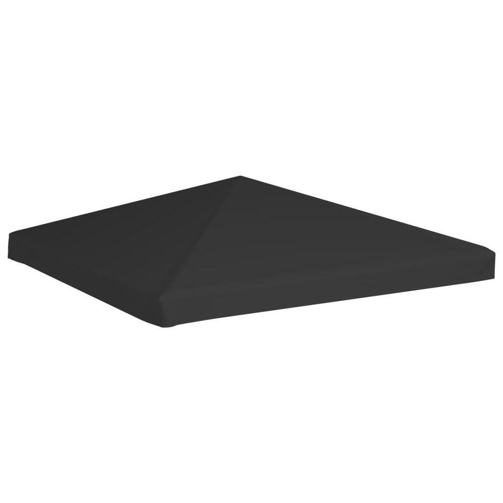 vidaXL Gazebo Top Cover 270 g/m² 3x3 m Black - anydaydirect