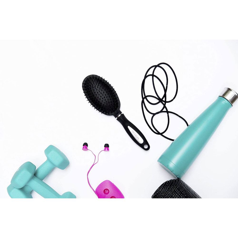 Revlon Essentials Detangle & Smooth Hair Brush - BLACK - anydaydirect