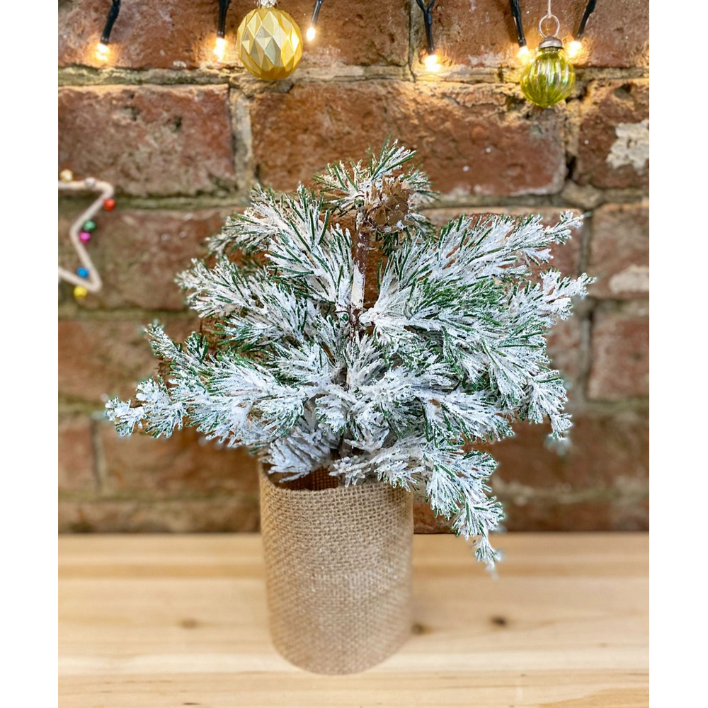 Christmas Tree With Pinecones 40cm - anydaydirect