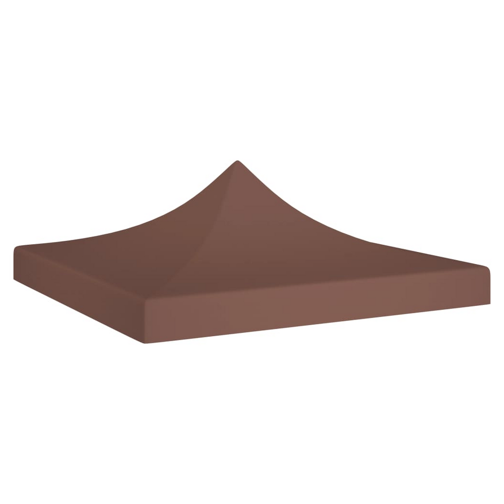 vidaXL Party Tent Roof 2x2 m Brown 270 g/m² - anydaydirect