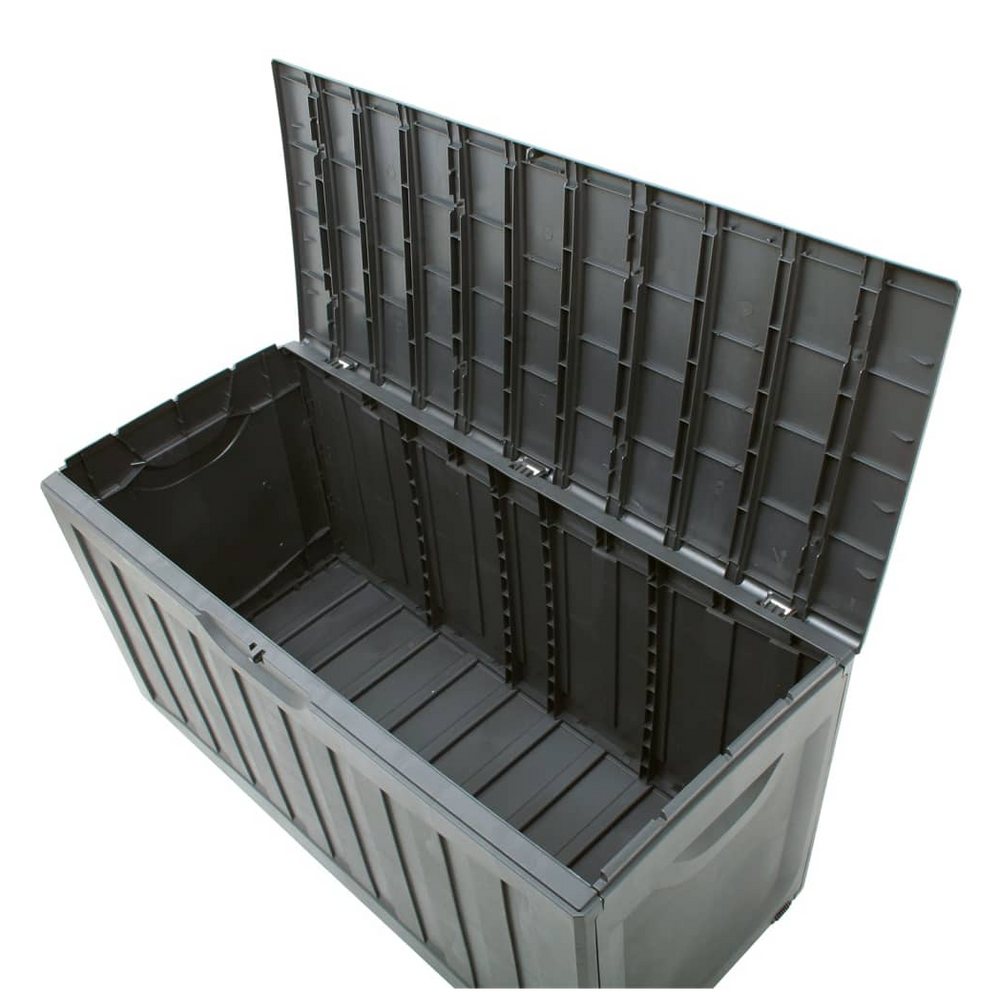 Storage Box Black 118x53x57 cm Polypropylene - anydaydirect