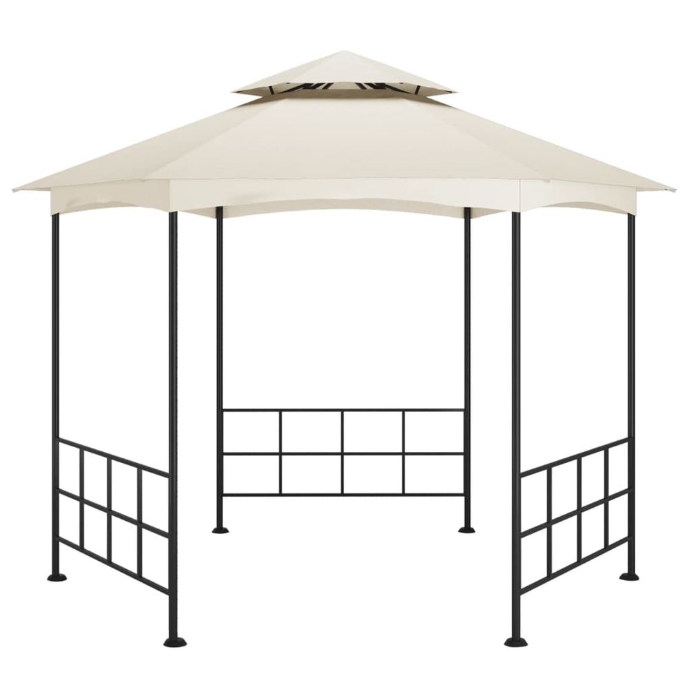 Gazebo with Sidewalls 3.1x2.7 m Cream - anydaydirect