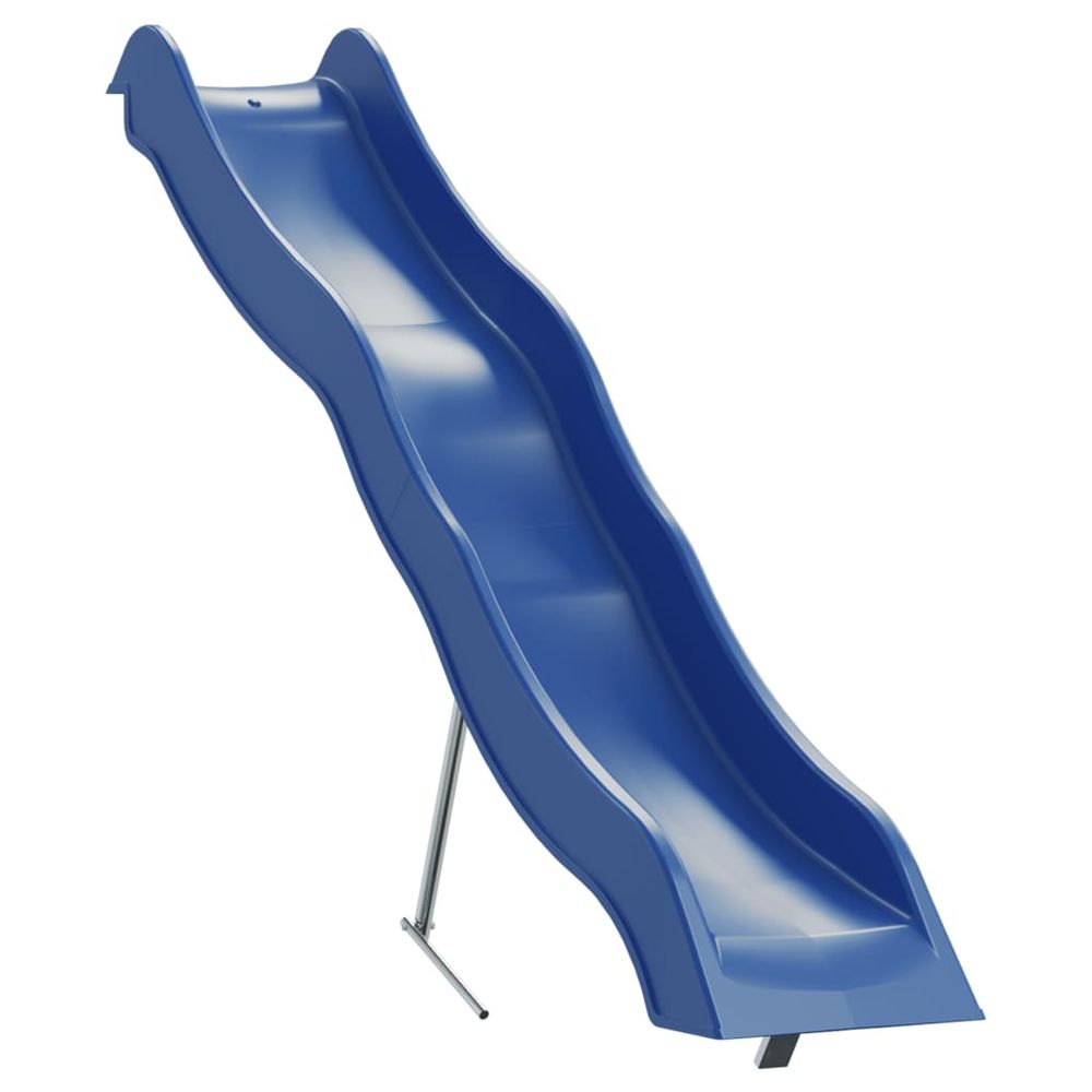 vidaXL Play Slide Blue 210x40 cm Polypropylene - anydaydirect