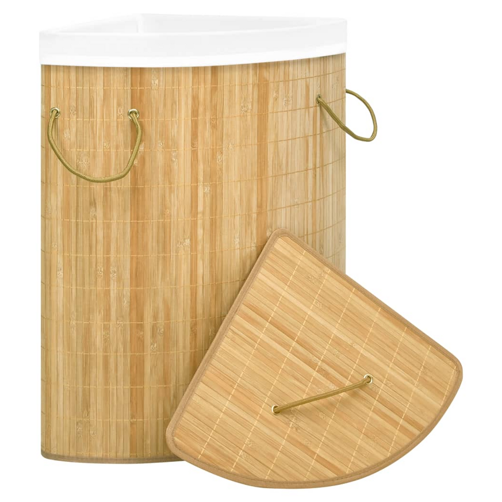 Bamboo Corner Laundry Basket 60 L - anydaydirect