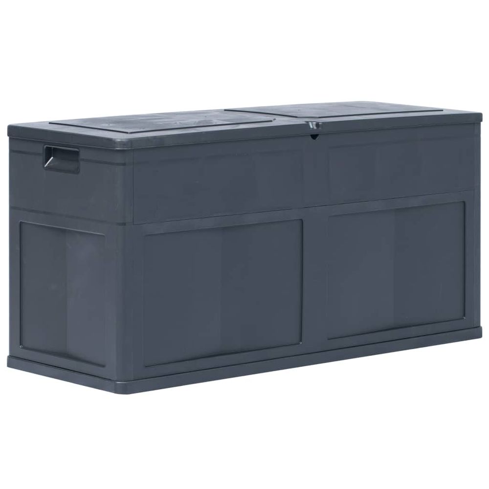 Garden Storage Box 320 L Black - anydaydirect