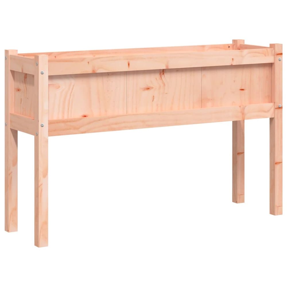 vidaXL Garden Planter with Legs 110x31x70 cm Solid Wood Douglas - anydaydirect