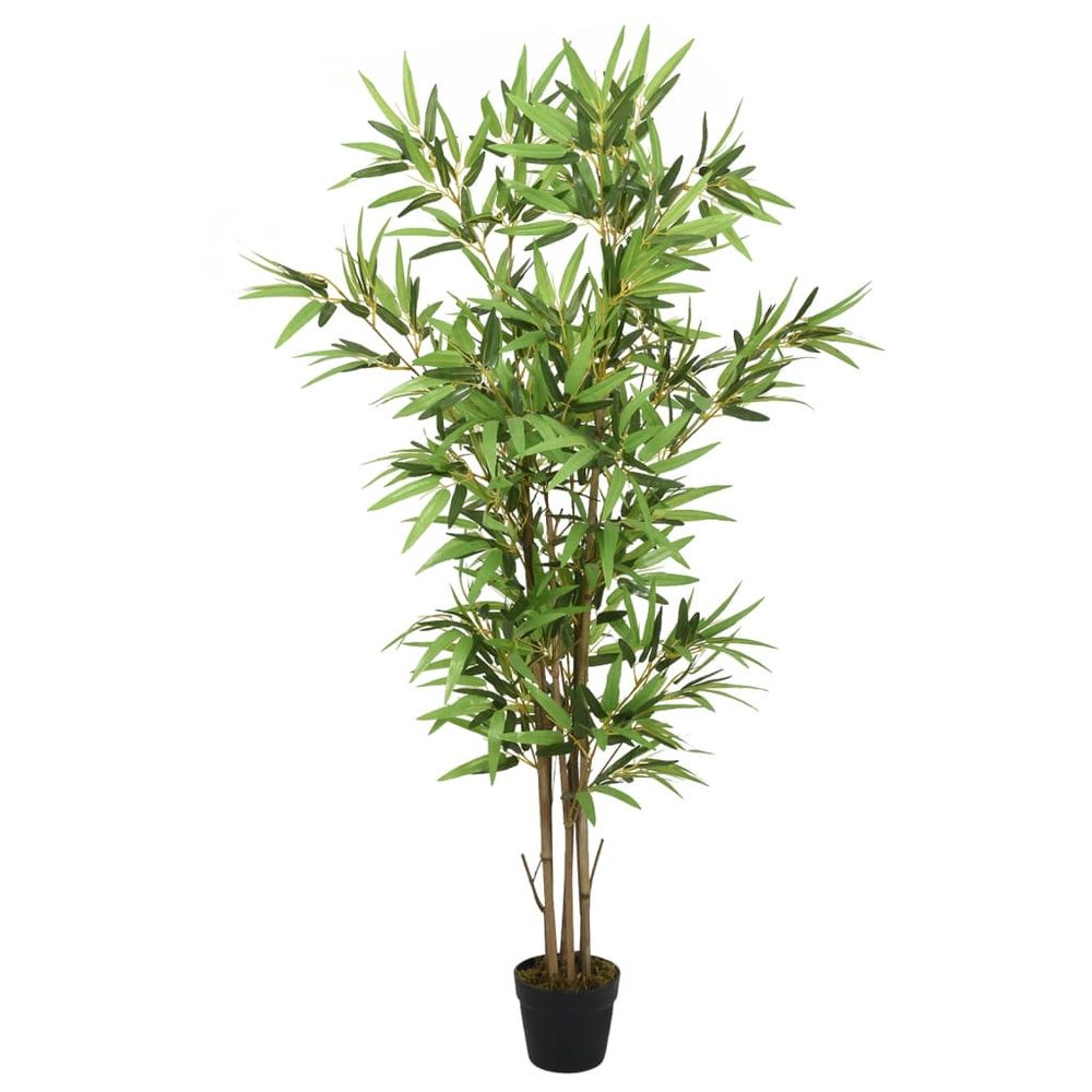 vidaXL Artificial Bamboo Tree 368 Leaves 80 cm Green - anydaydirect