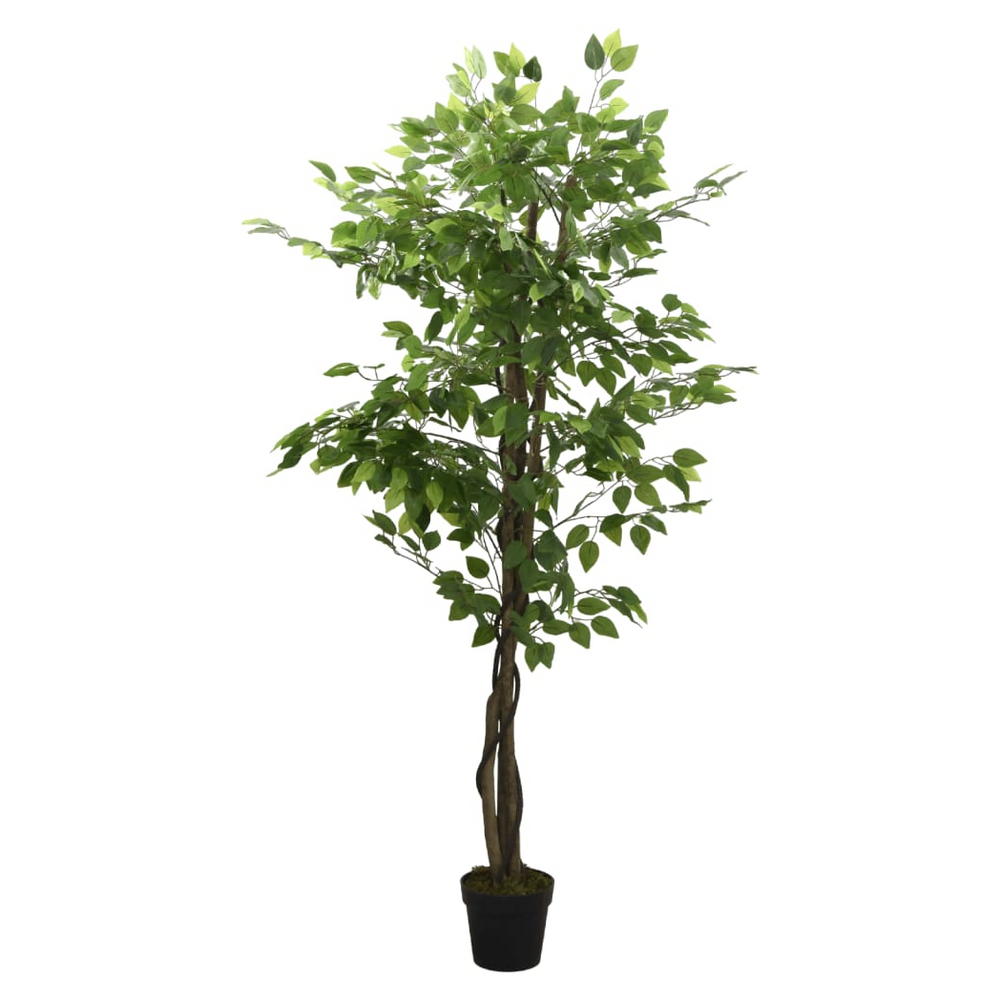 vidaXL Artificial Ficus Tree 1008 Leaves 180 cm Green - anydaydirect