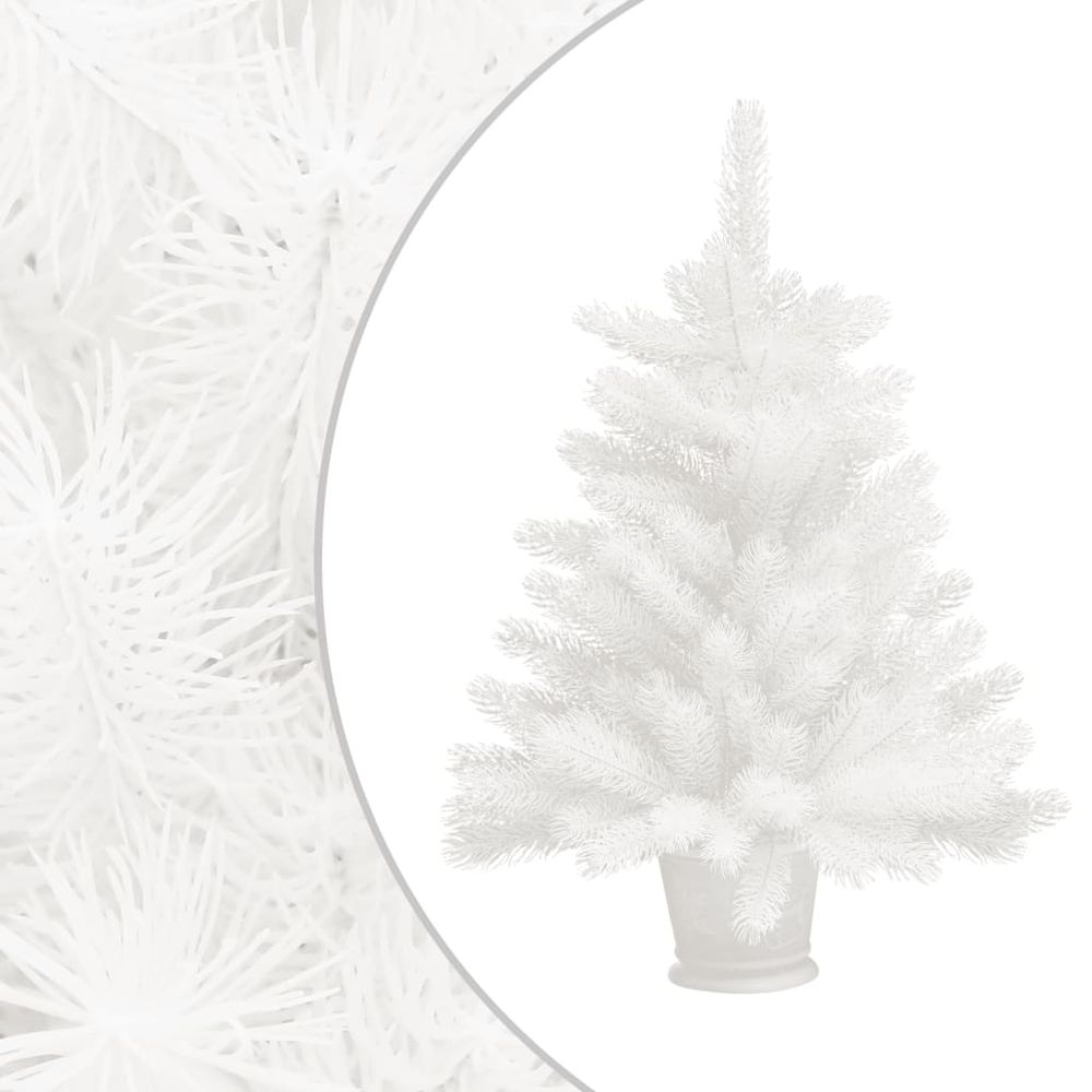 Artificial Christmas Tree with LEDs&Ball Set White 65 cm to 240cm - anydaydirect