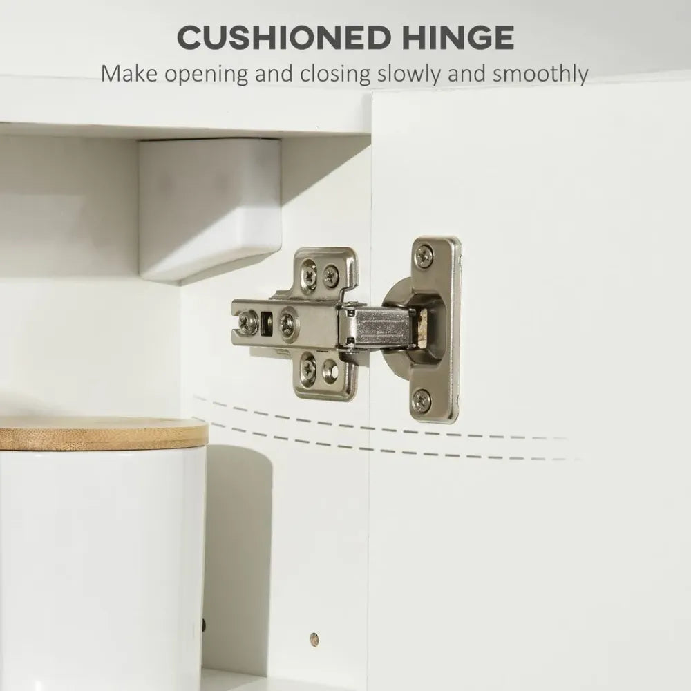 Bathroom Mirror Cabinet Wall Mount Storage Organizer w/ Adjustable Shelf White - anydaydirect