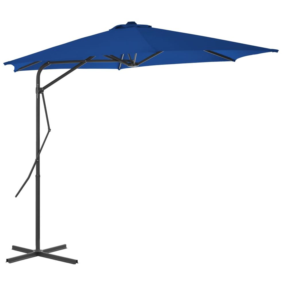 Outdoor Parasol with Steel Pole 300x230 cm - anydaydirect