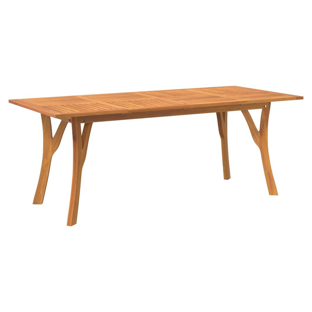 Garden Table 200x90x75 cm Solid Wood Acacia - anydaydirect