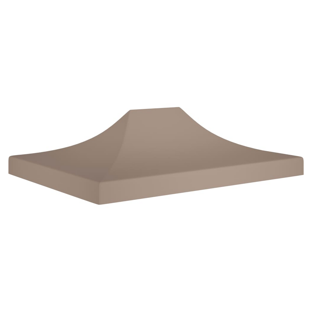 vidaXL Party Tent Roof 4.5x3 m Taupe 270 g/m² - anydaydirect