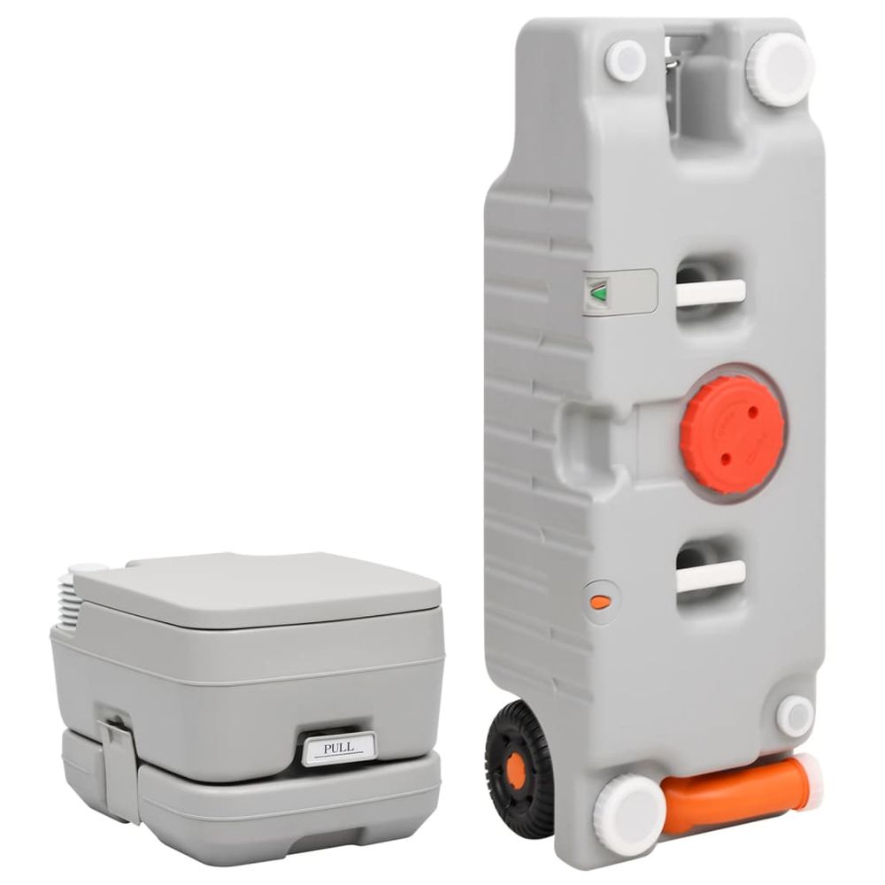 Portable Camping Toilet and Water Tank Set - anydaydirect