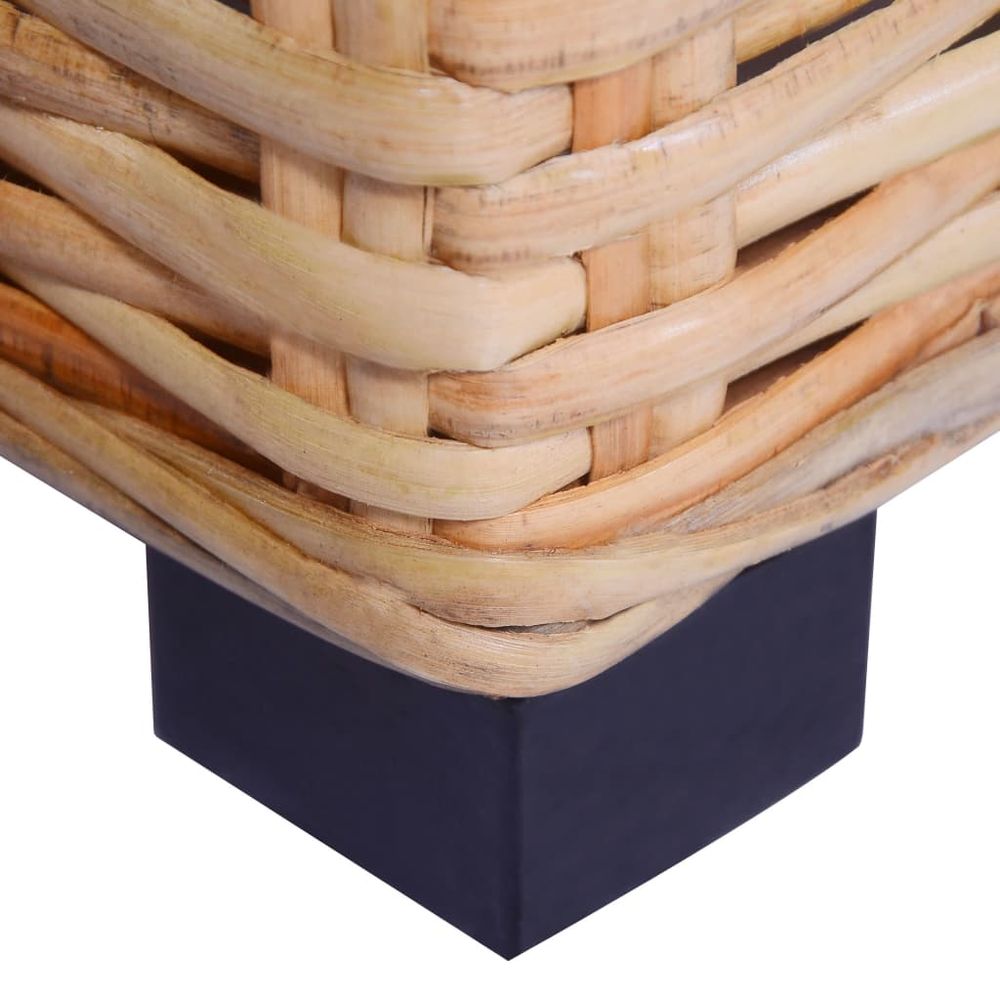 Coffee Table Natural Rattan 45x45x30 cm - anydaydirect