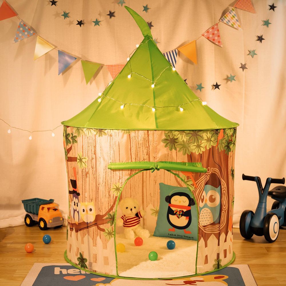 SOKA Play Tent Pop Up Indoor or Outdoor Garden Owl Playhouse Tent for Kids Childrens - anydaydirect
