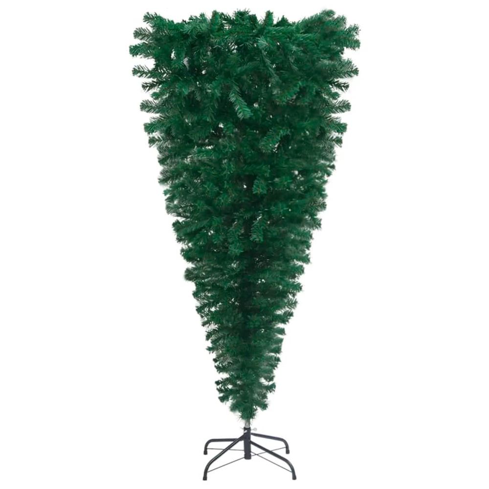 Upside-down Artificial Christmas Tree with Stand Green 120 cm - anydaydirect