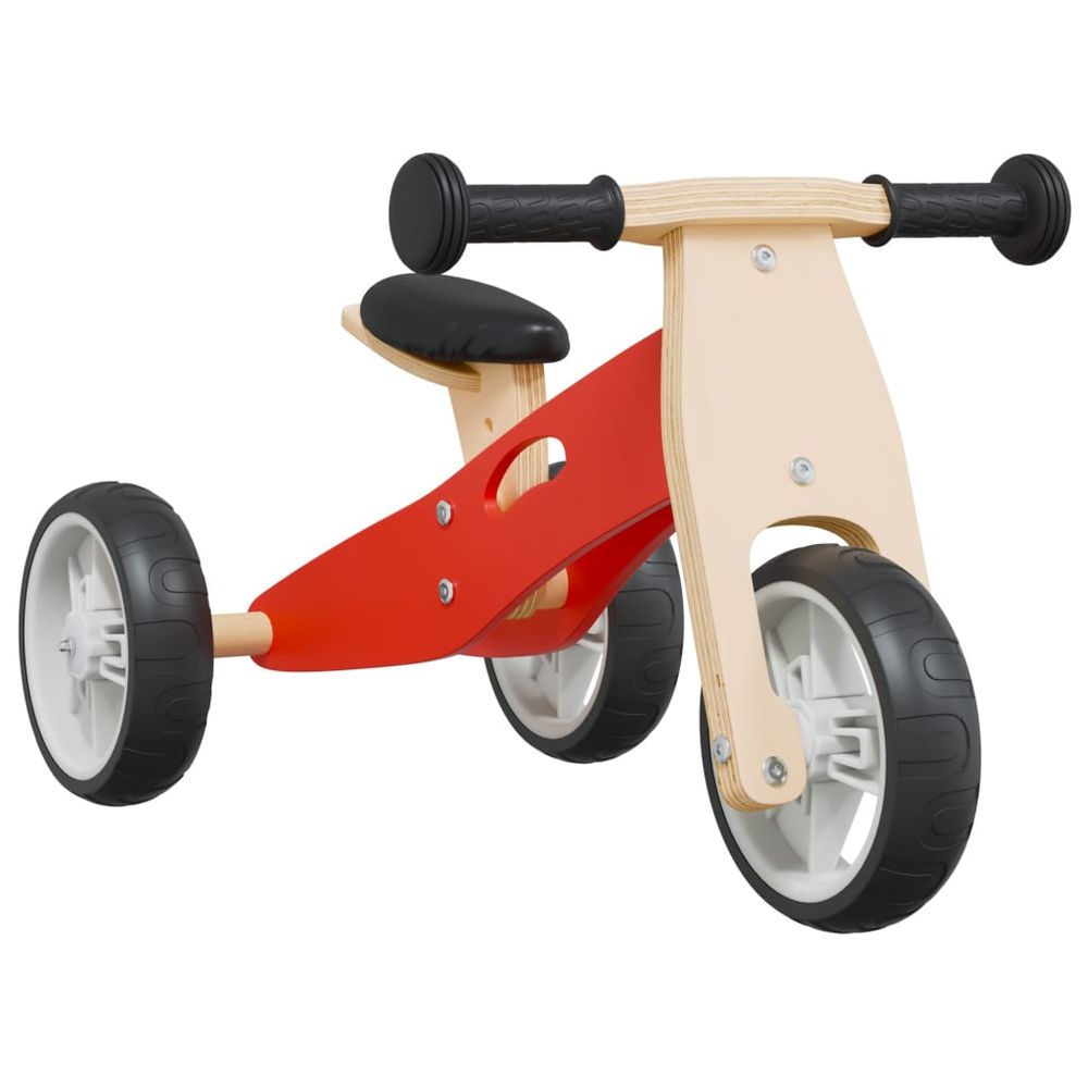 vidaXL Balance Bike for Children 2-in-1 Red - anydaydirect