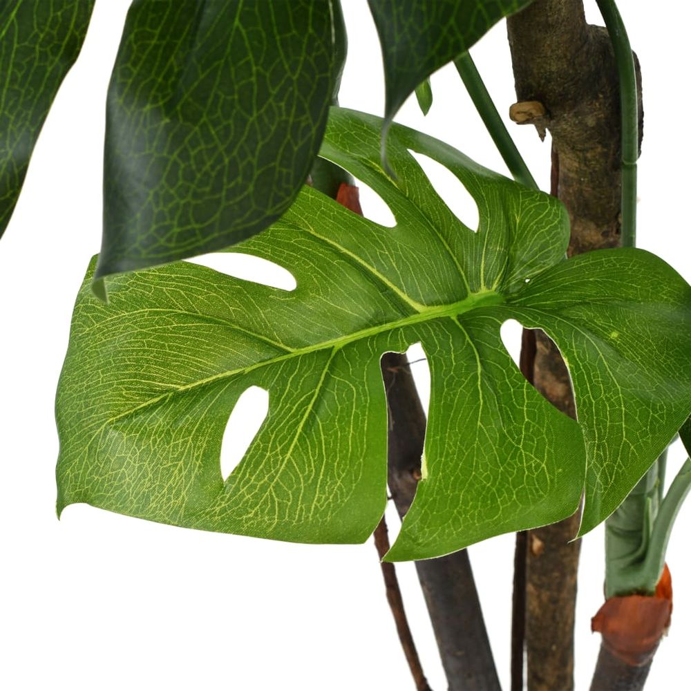 Artificial Monstera Plant with Pot 130 cm Green - anydaydirect