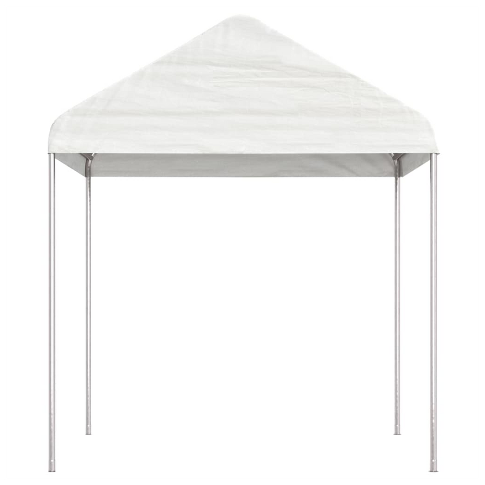 vidaXL Gazebo with Roof White 4.46x2.28x2.69 m Polyethylene - anydaydirect