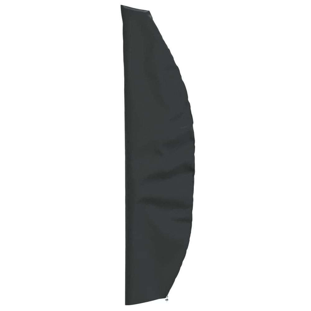 vidaXL Garden Umbrella Cover Black 280x30/81/45 cm 420D Oxford - anydaydirect