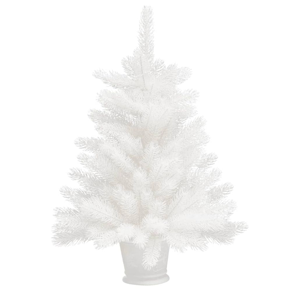 Artificial Christmas Tree with LEDs&Ball Set White 65 cm to 240cm - anydaydirect