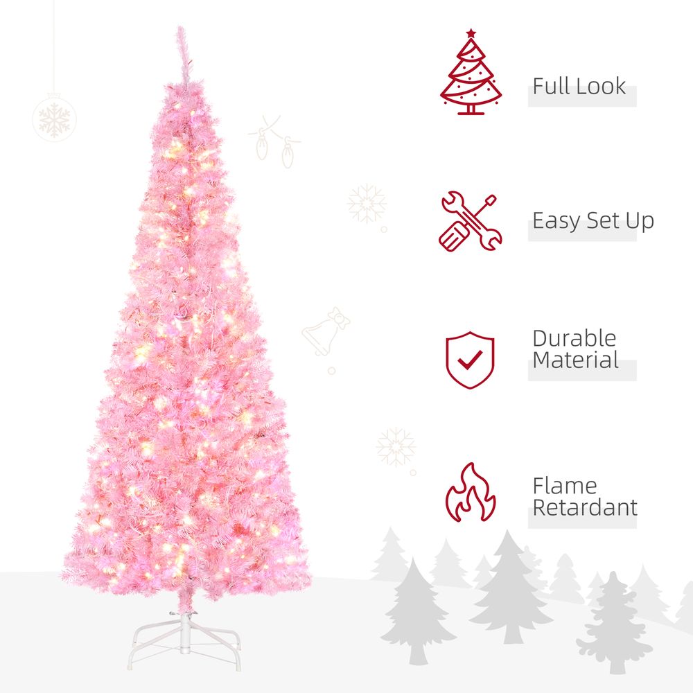 6FT Prelit Artificial Christmas Tree Holiday Home Decor  300 LED Light - anydaydirect