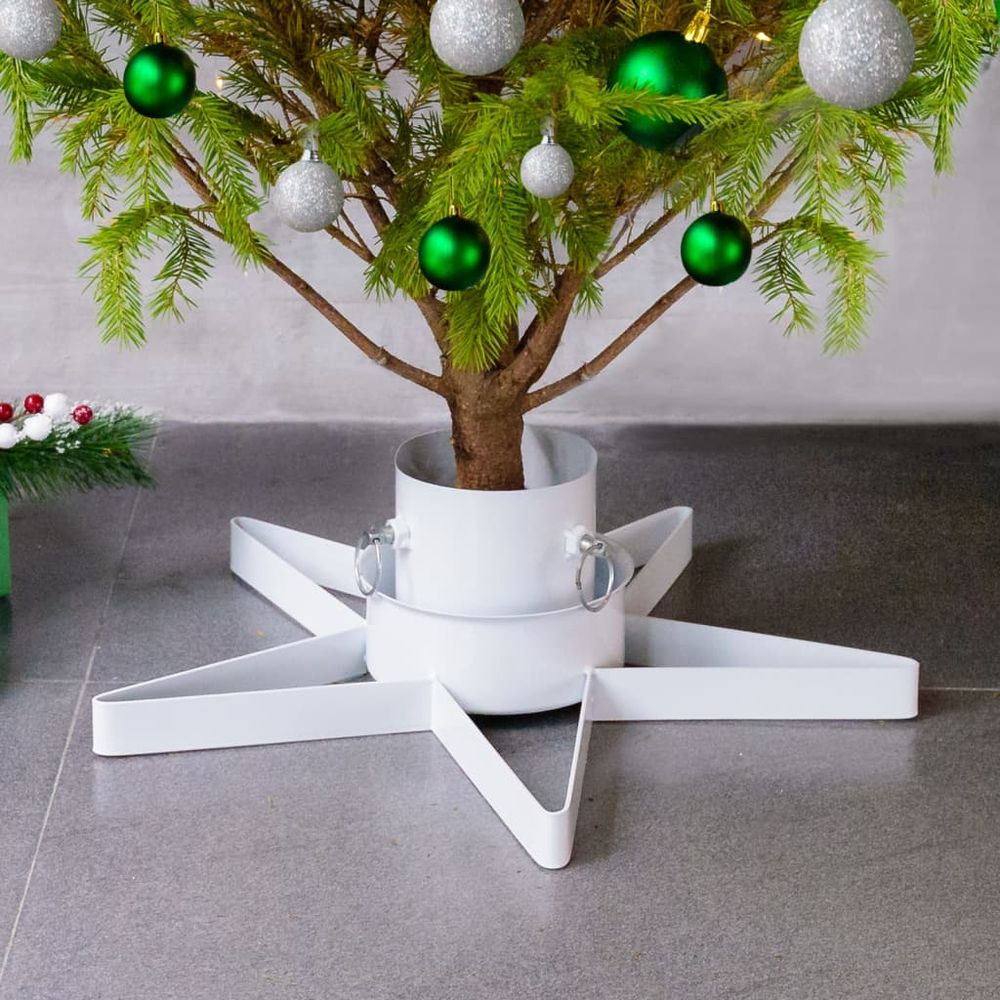 Christmas Tree Stand Black 47x47x13.5 cm - anydaydirect