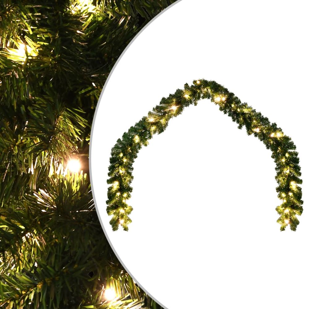 Christmas Garland with LED Lights 5m - 10m - anydaydirect