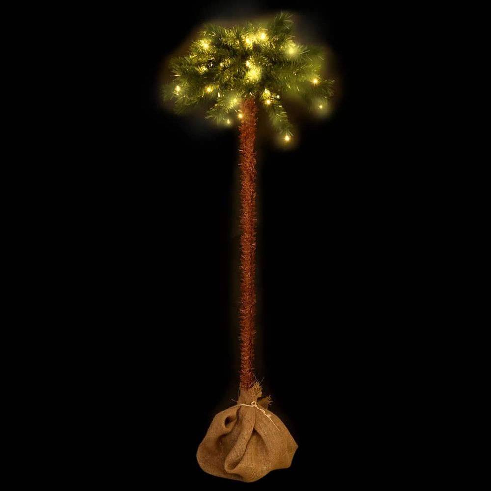 Artificial Palm Tree with LEDs 120 cm - anydaydirect