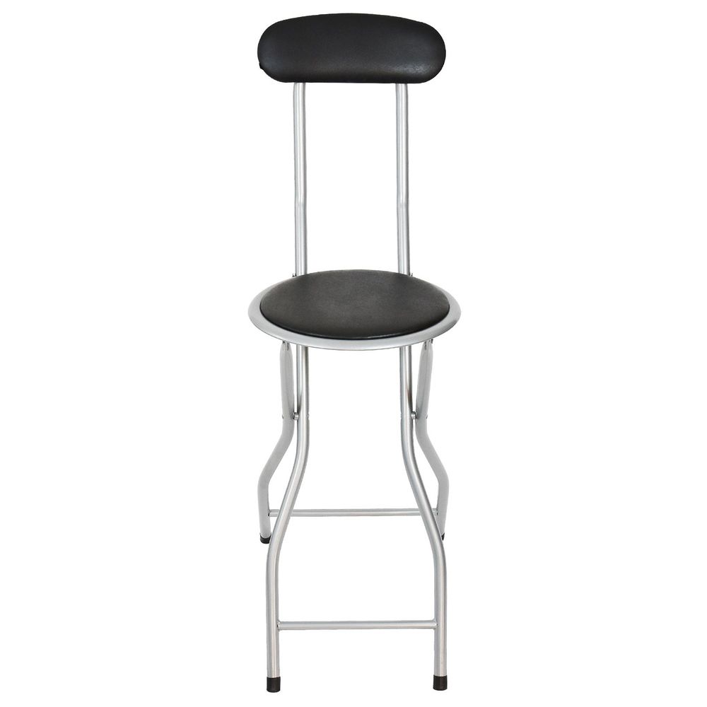 Portable Folding Breakfast Bar Stool Seat Camping Picnic Chair Outdoor Garden - anydaydirect