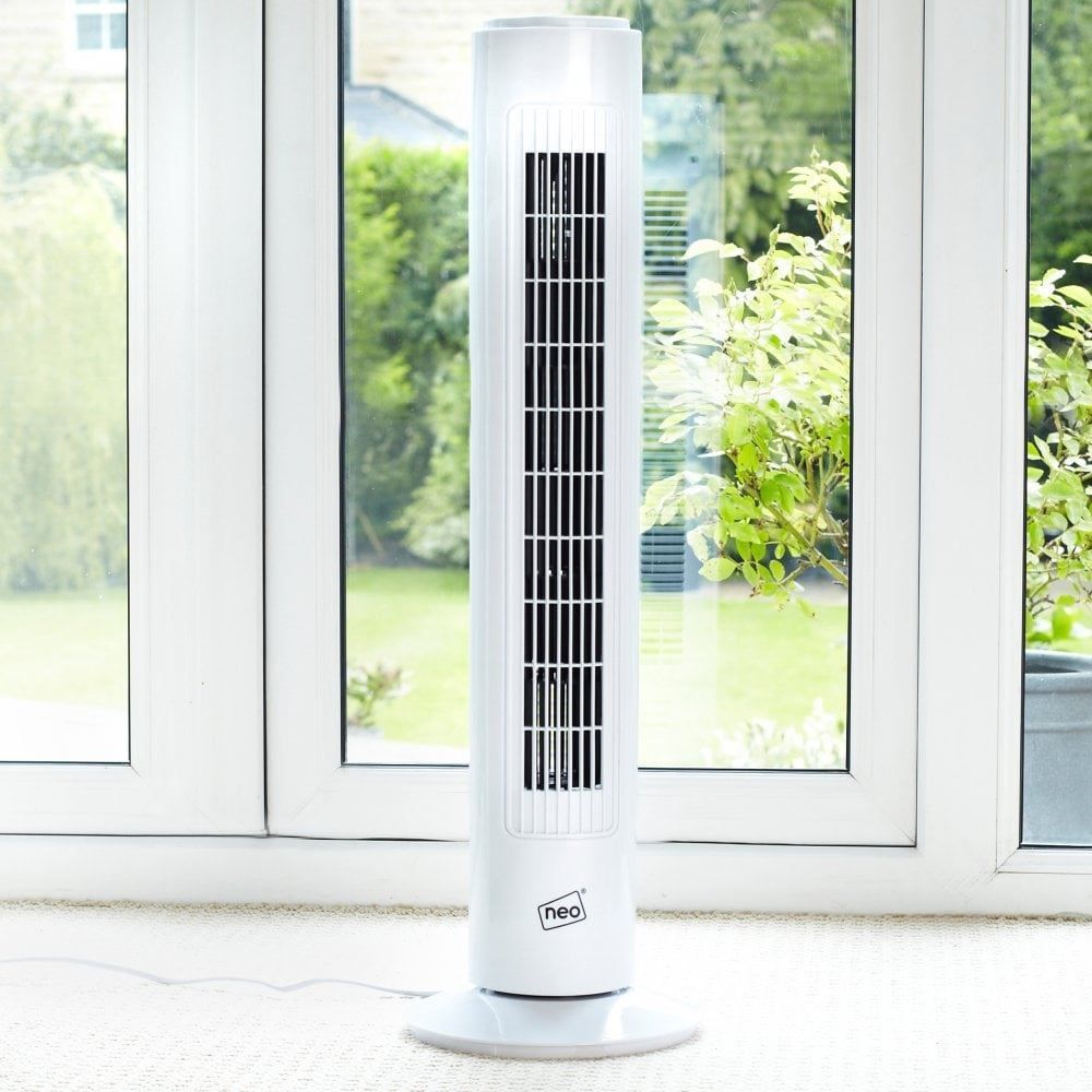 29″ 3 Speed Oscillating Free Standing Tower Fan - anydaydirect