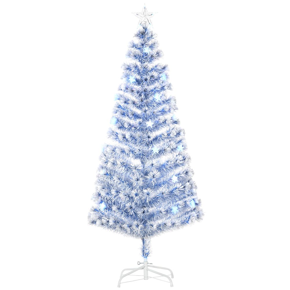 Artificial Fibre Optic Christmas Tree Seasonal Decoration w/ 26 LED HOMCOM - anydaydirect