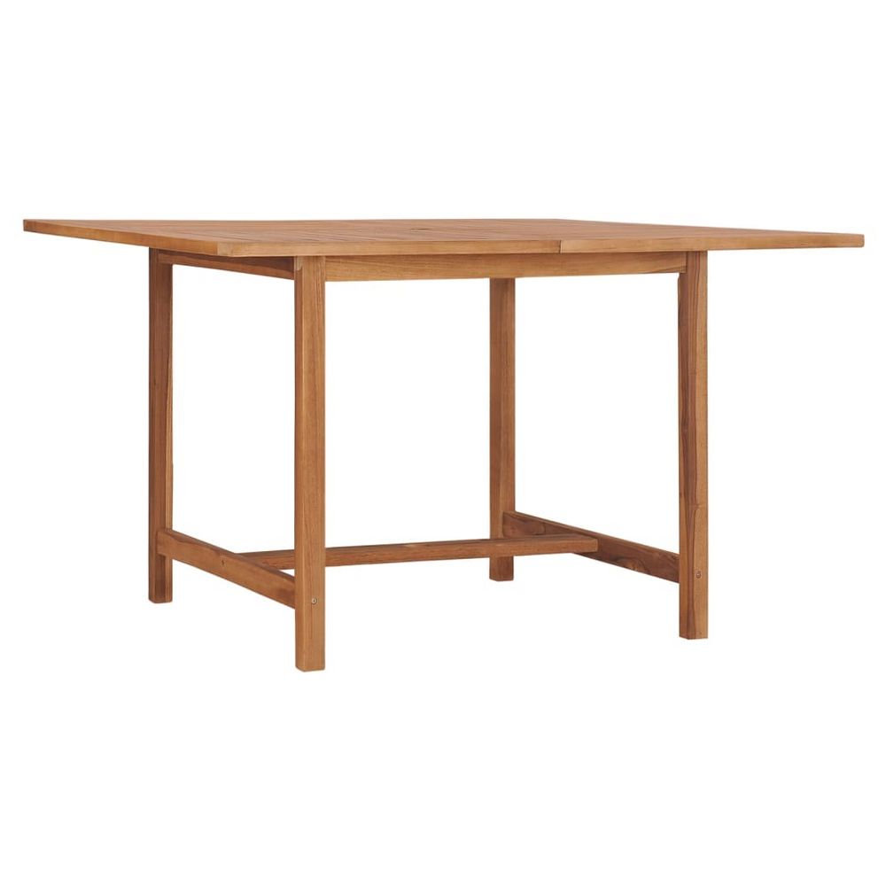 Garden Dining Table 110x110x75 cm Solid Wood Teak - anydaydirect