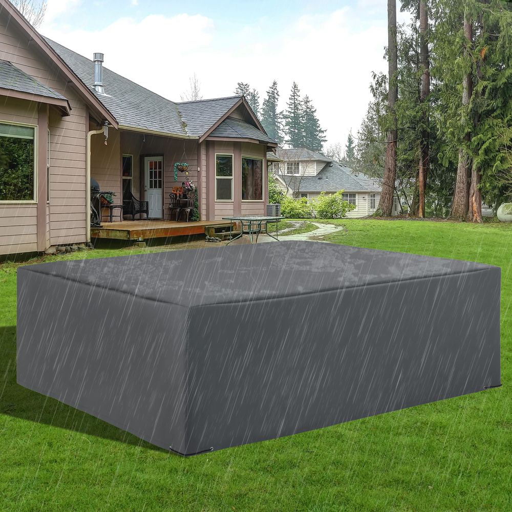 225x210cm Outdoor Garden Furniture Protective Cover UV Resistant Outsunny - anydaydirect