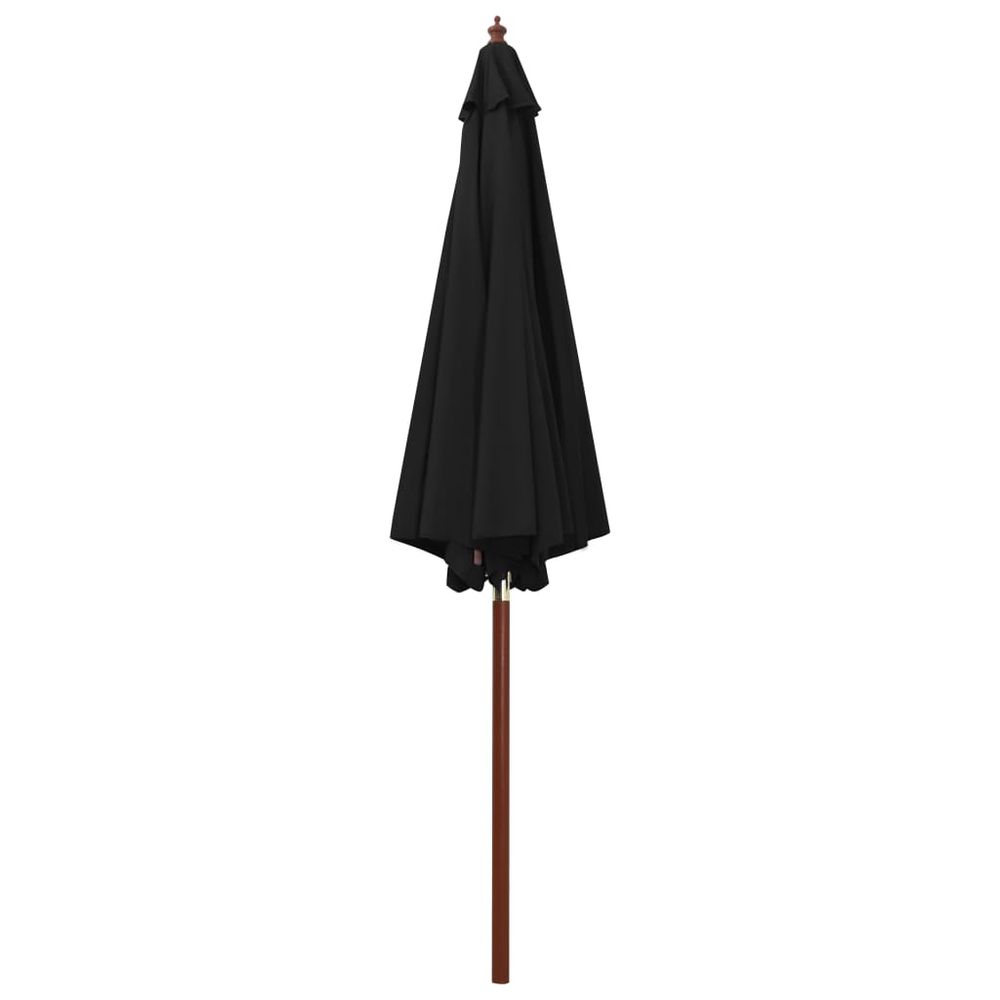 Parasol with Wooden Pole 300x258 cm - anydaydirect