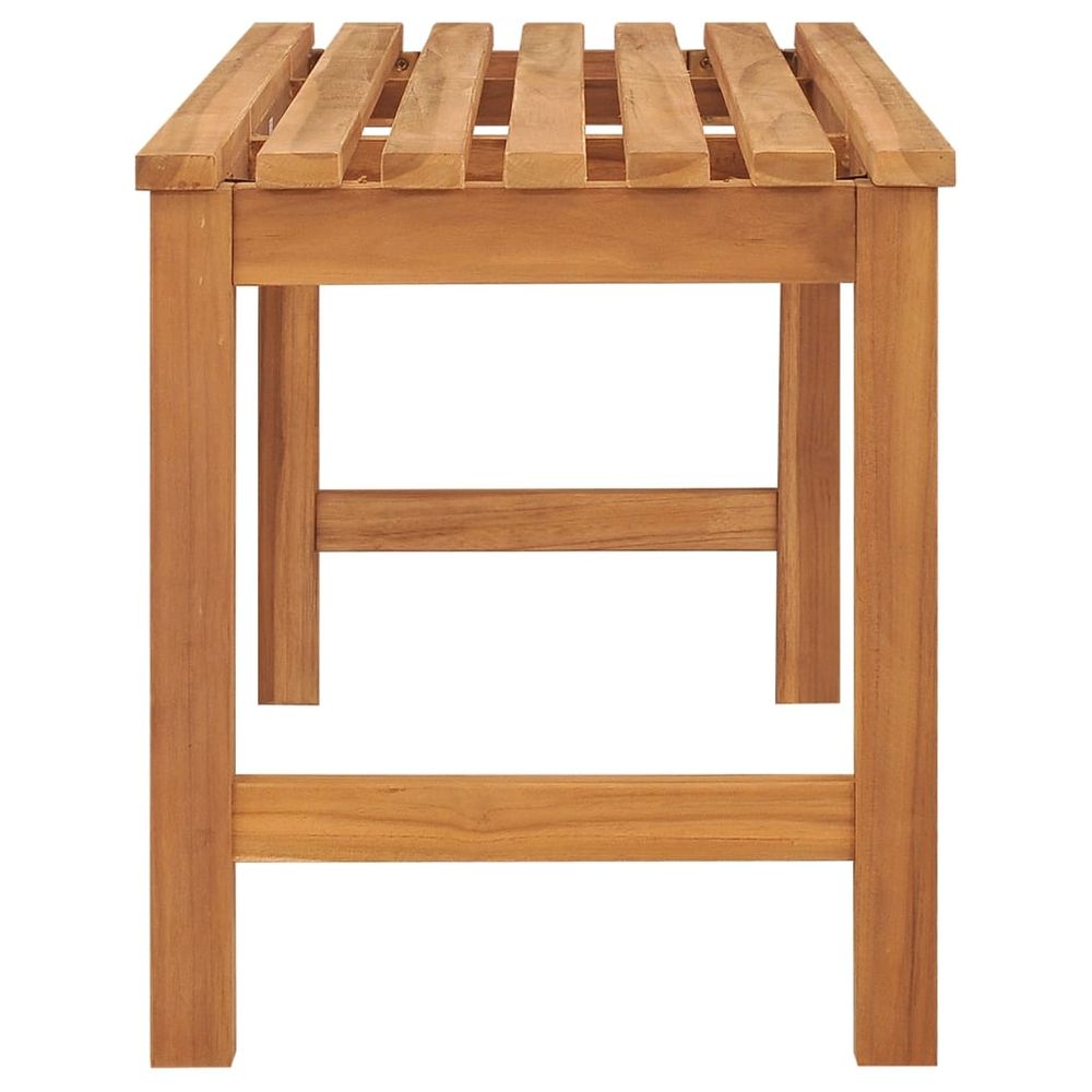 Garden Bench 114 cm Solid Teak Wood - anydaydirect